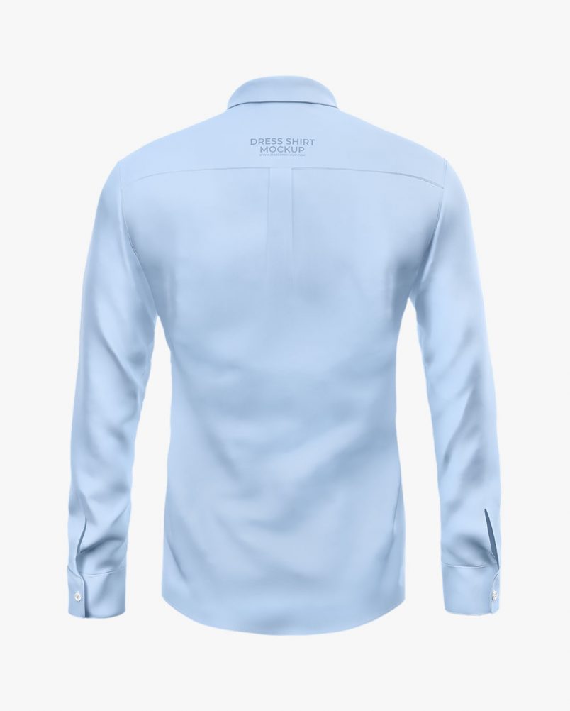 Mockup Camisa Social (Costas) Dress Shirt (Back) Maker