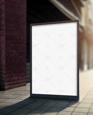 Billboard Mockup - Placa Publicitária – imagem principal Billboard Mockup - Placa Publicitária – imagem principal