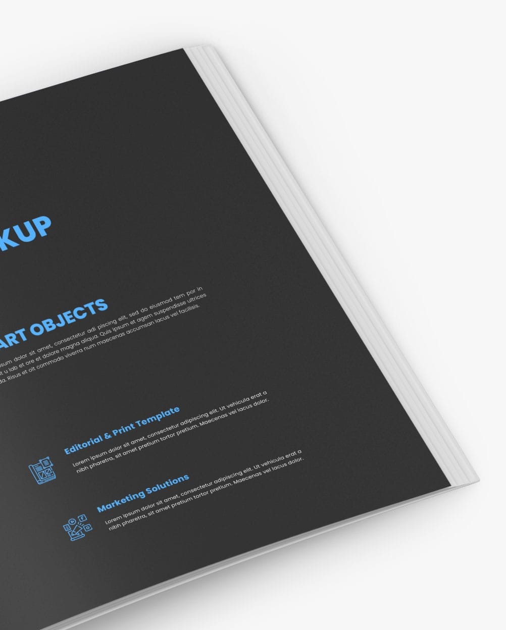 Mockup brochure - Mockup folheto horizontal – imagem principal Mockup brochure - Mockup folheto horizontal – imagem principal