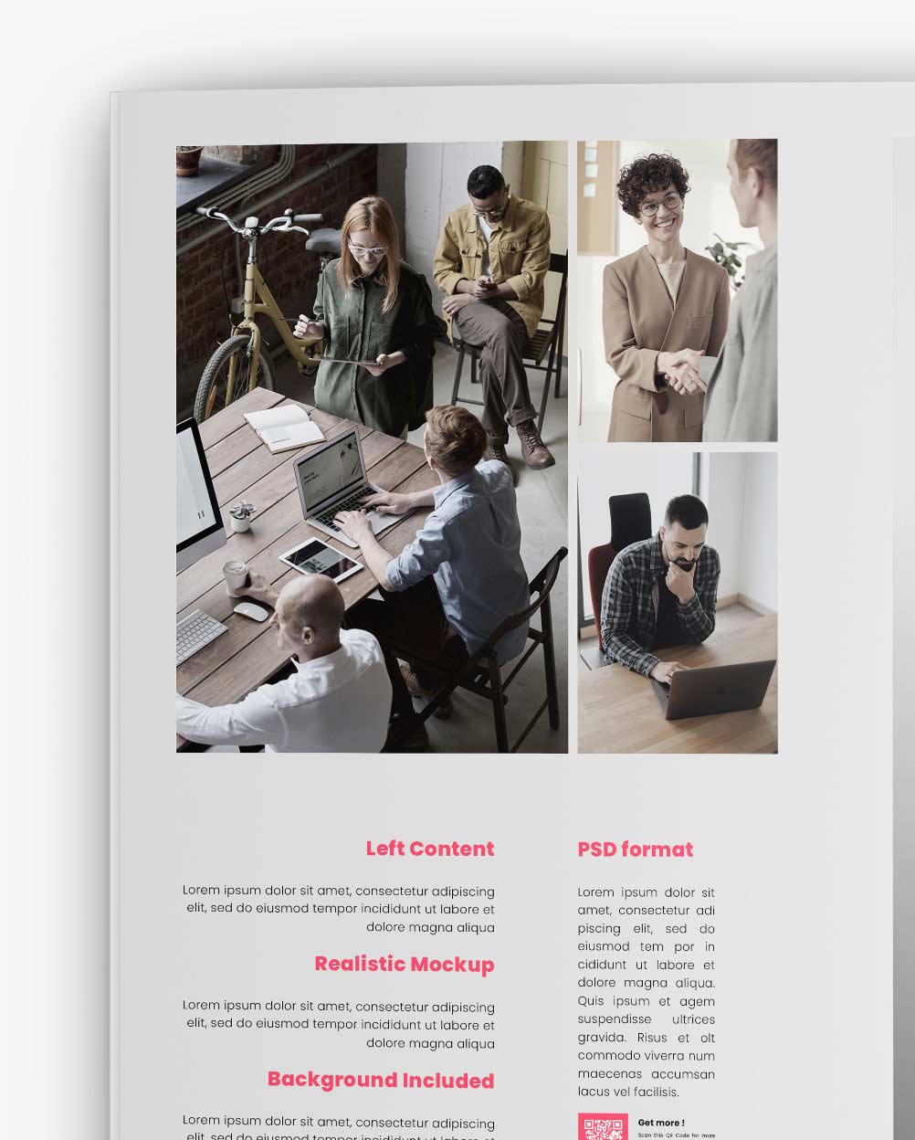 Mockup brochure - Mockup folheto horizontal – imagem 5 Mockup brochure - Mockup folheto horizontal – imagem 5