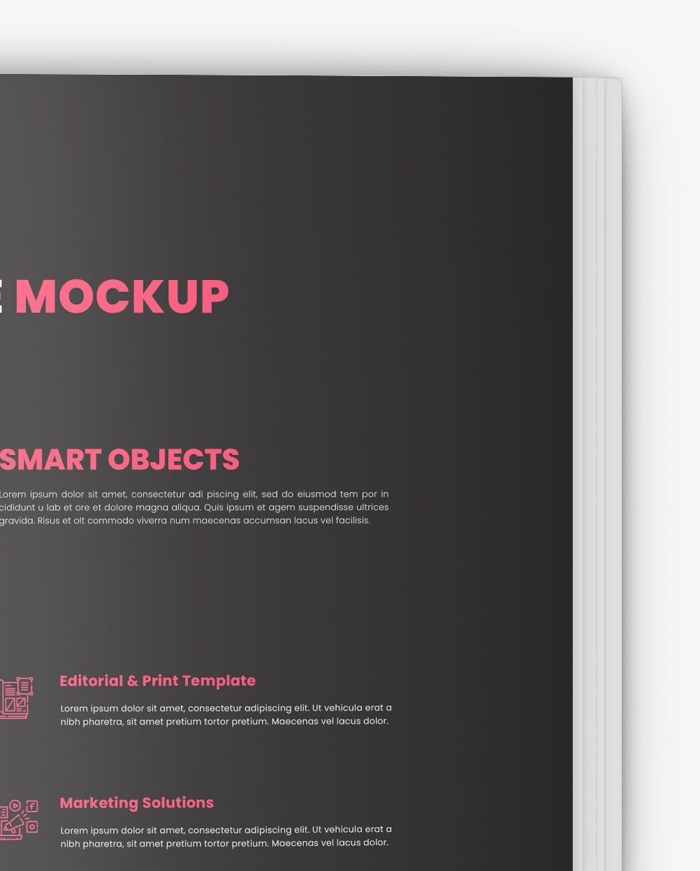 Mockup brochure - Mockup folheto horizontal – imagem 2 Mockup brochure - Mockup folheto horizontal – imagem 2