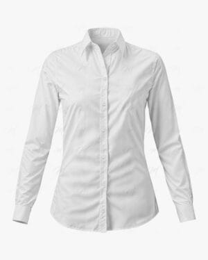 Mockup Camisa Social Feminina (Frontal) - Dress Shirt – imagem 4