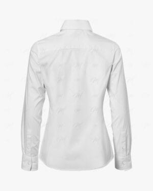Mockup Camisa Social Feminina (Costas) - Dress Shirt – vista costas