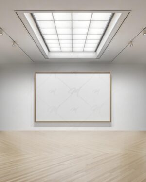 Mockup Quadro Galeria Moderna - Mockup PSD Mockups de Publicidade Editável