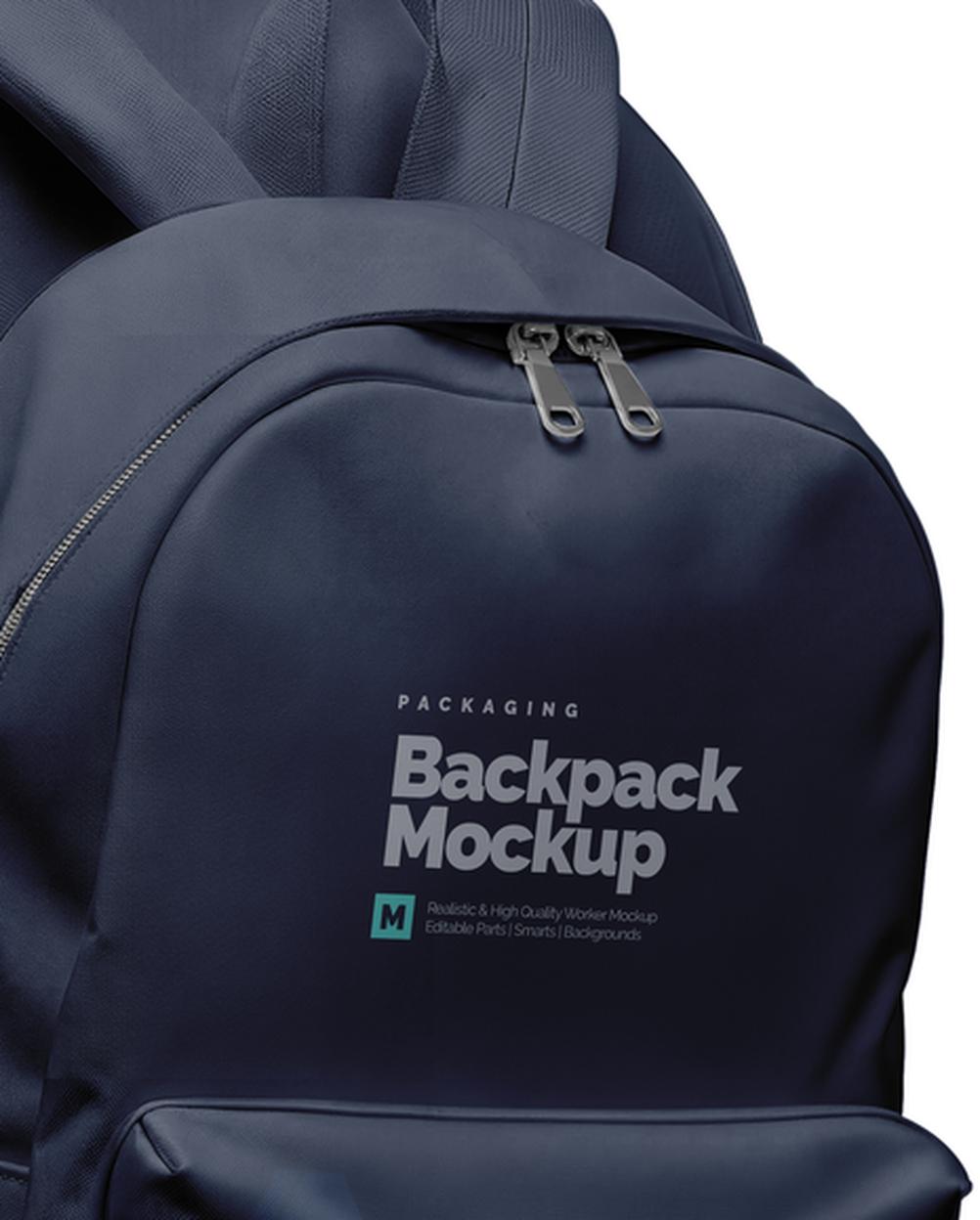 Mockup Jovem Com Mochila PSD Realista – vista costas Mockup Jovem Com Mochila PSD Realista – vista costas