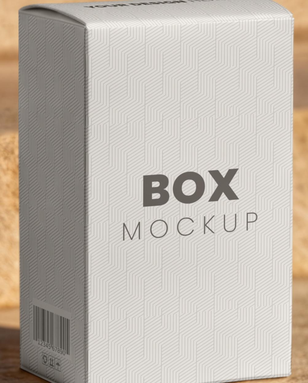 Mockup Caixa Embalagem Escadaria Pedra - Detalhe Realista Mockups de Embalagens Mockup Profissional Mockup Caixa Embalagem Escadaria Pedra - Detalhe Realista Mockups de Embalagens Mockup Profissional