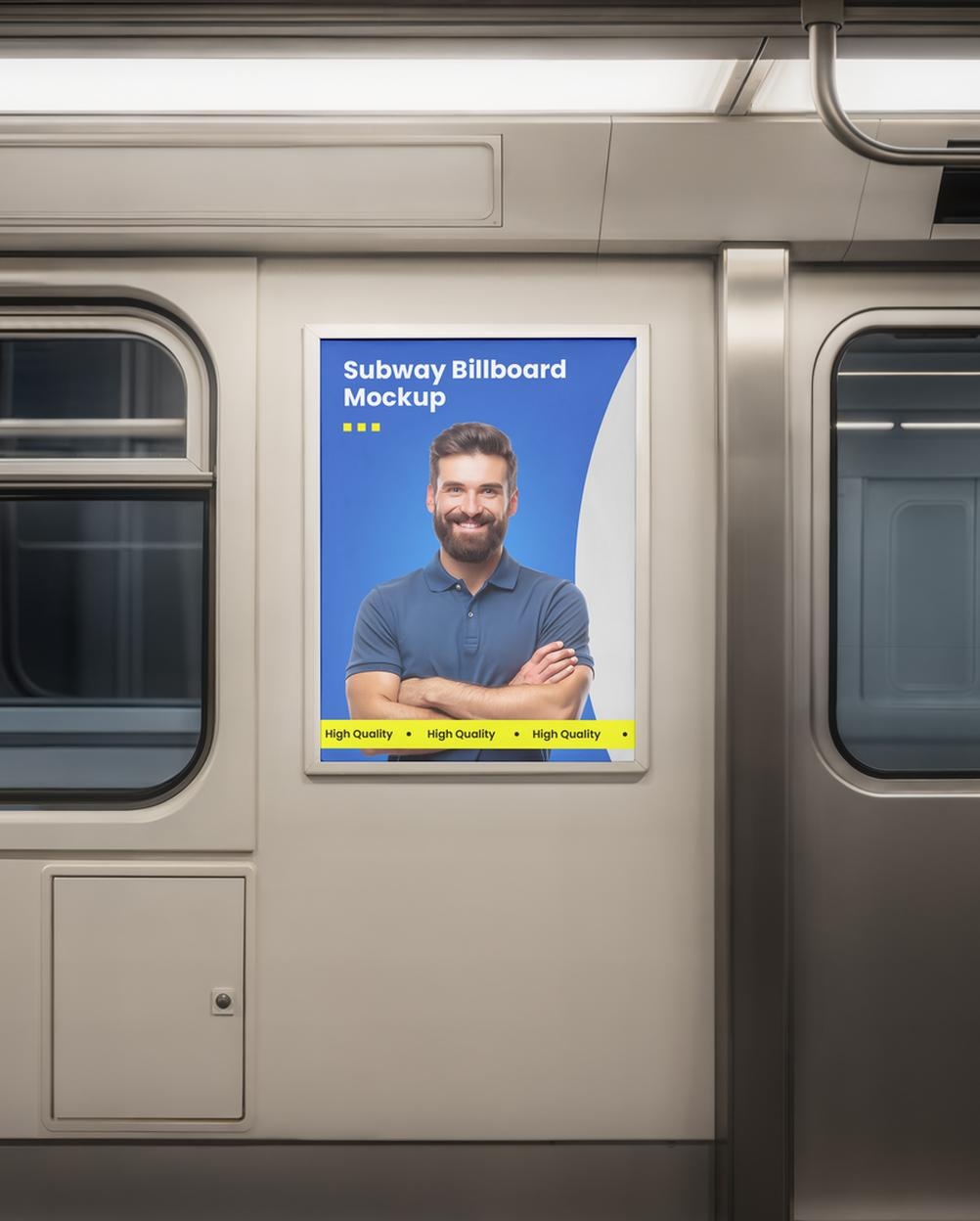 Mockup Anúncio Painel Interior Metrô - Vista Frontal Mockup Mockups de Publicidade para Download Mockup Anúncio Painel Interior Metrô - Vista Frontal Mockup Mockups de Publicidade para Download