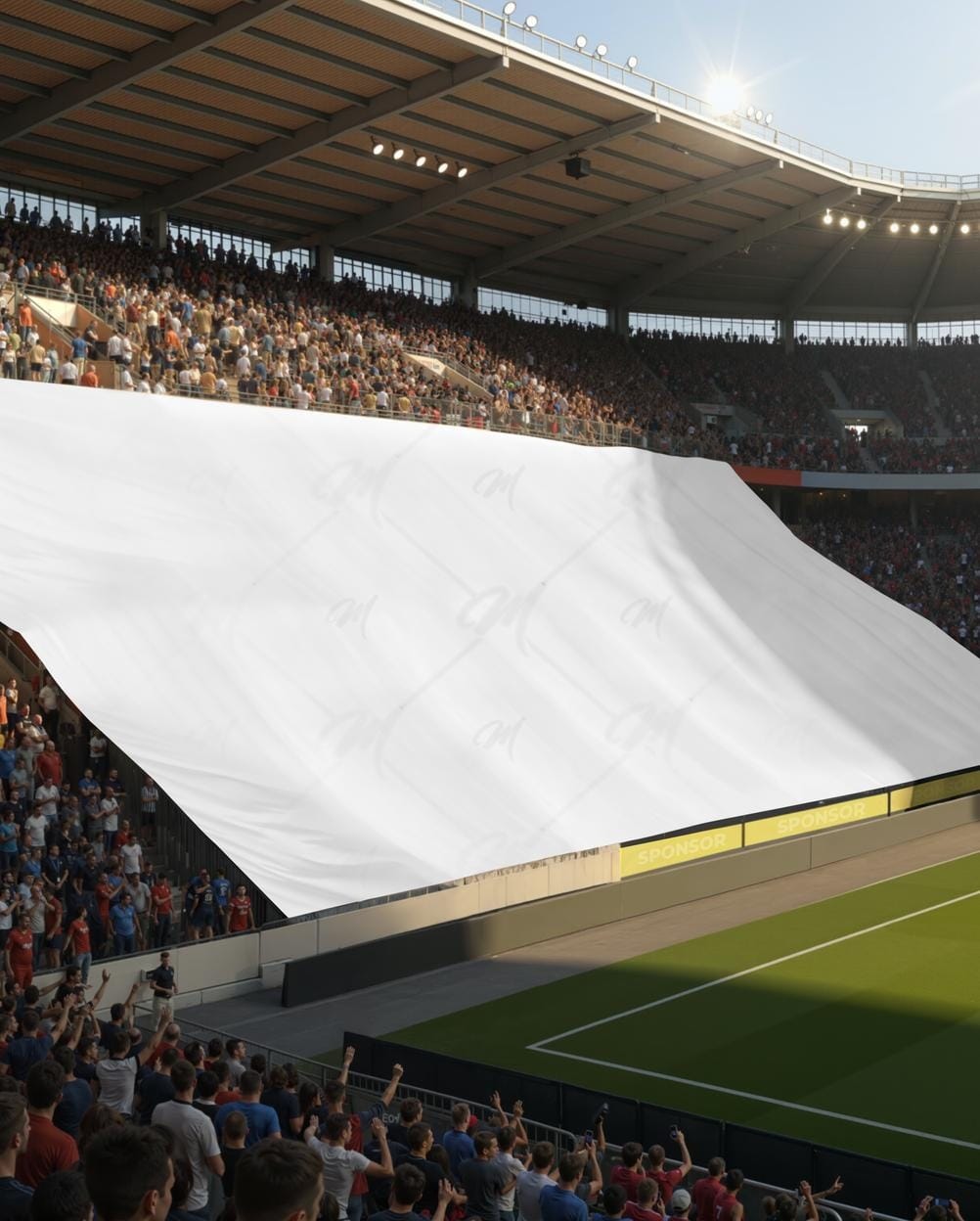 Mockup Banner Estádio Futebol - Mockup PSD Mockups de Publicidade Editável Mockup Banner Estádio Futebol - Mockup PSD Mockups de Publicidade Editável