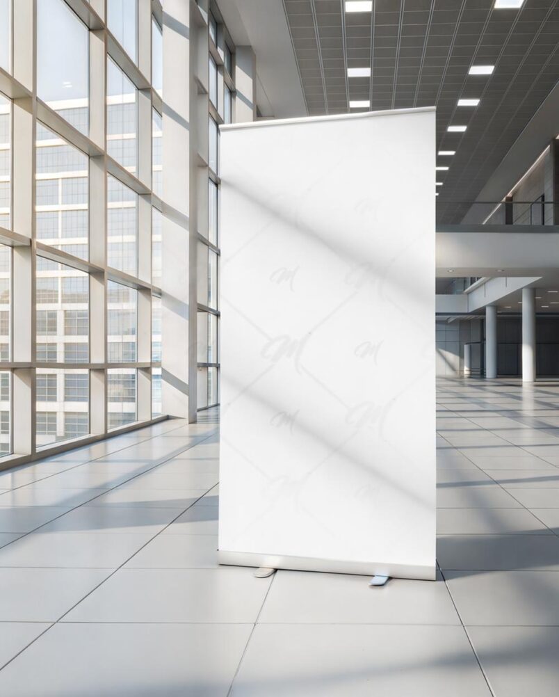 Mockup Display Mesa Moderna Moderno PSD