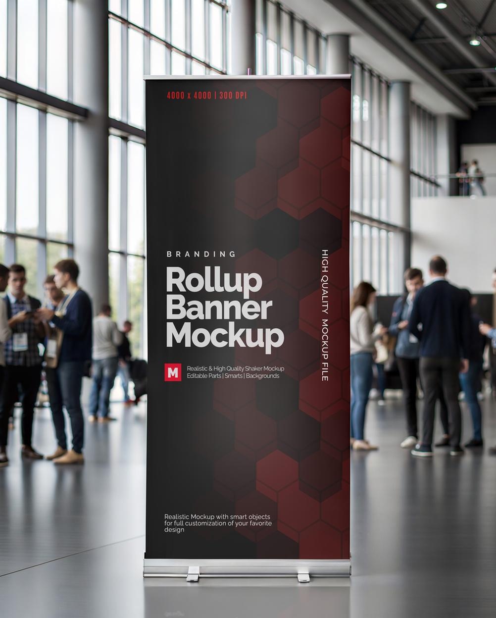 Mockup Banner Rollup Evento Corporativo - Vista Frontal Mockup Mockups de Publicidade para Download Mockup Banner Rollup Evento Corporativo - Vista Frontal Mockup Mockups de Publicidade para Download