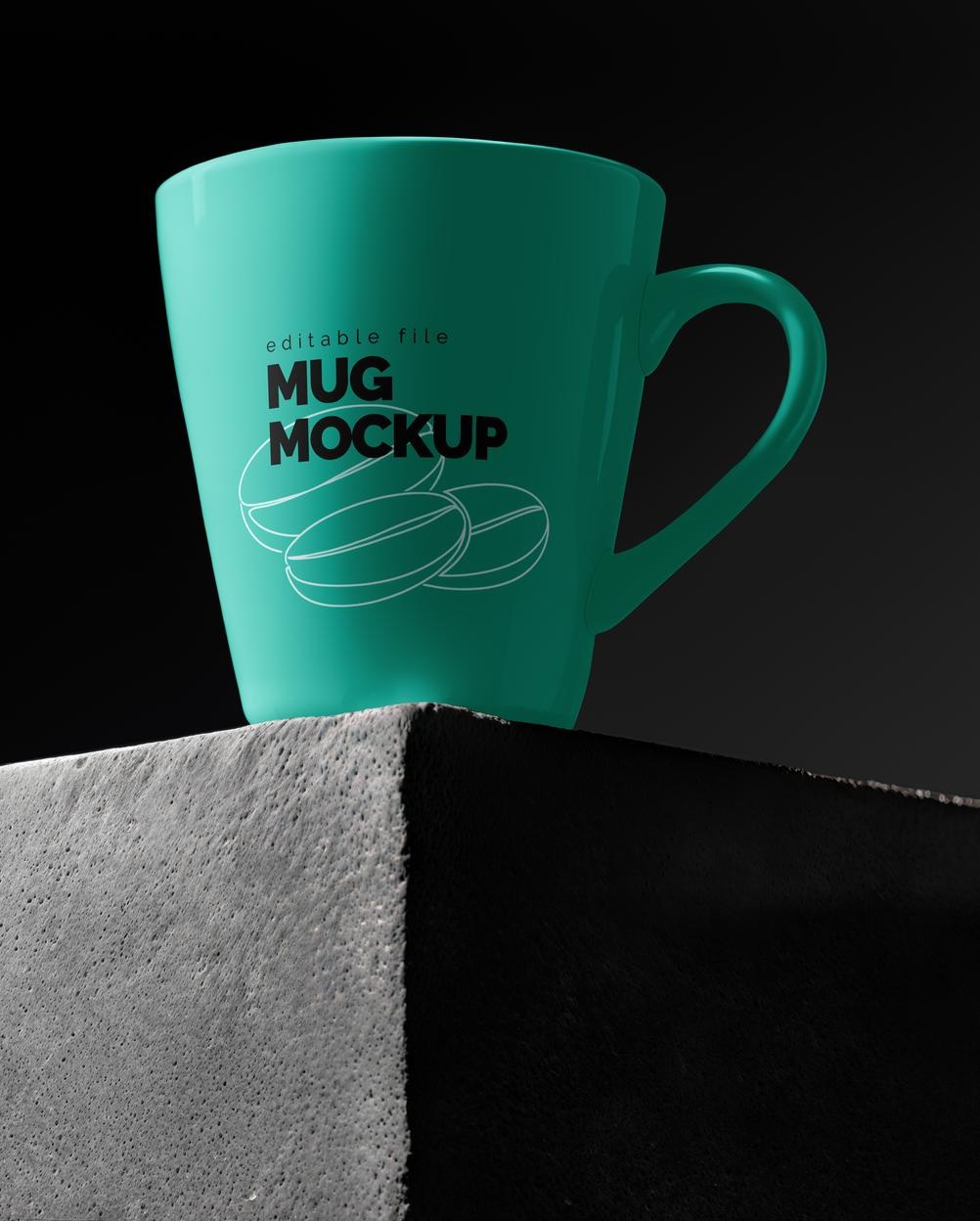 Mockup Caneca Superfície Concreto - Vista Frontal Mockup Mockups de Objetos para Download Mockup Caneca Superfície Concreto - Vista Frontal Mockup Mockups de Objetos para Download
