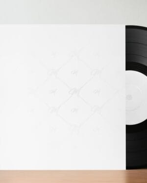 Mockup Capa Vinil Mesa Interna - Mockup PSD Mockups de Objetos Editável