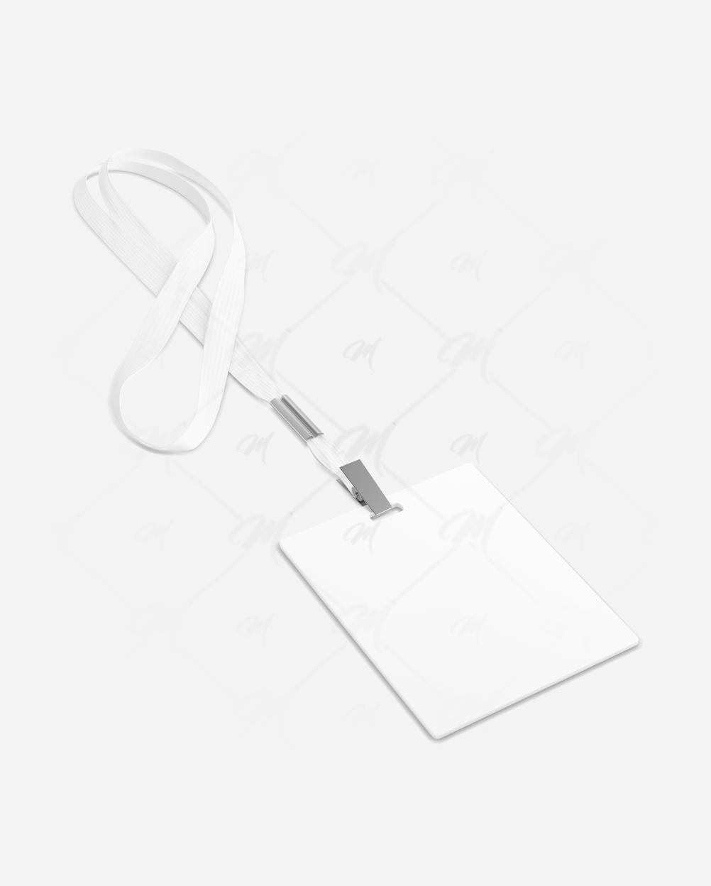 Mockup Crachá Cordão Superfície Neutra - Mockup PSD Mockups de Objetos Editável Mockup Crachá Cordão Superfície Neutra - Mockup PSD Mockups de Objetos Editável