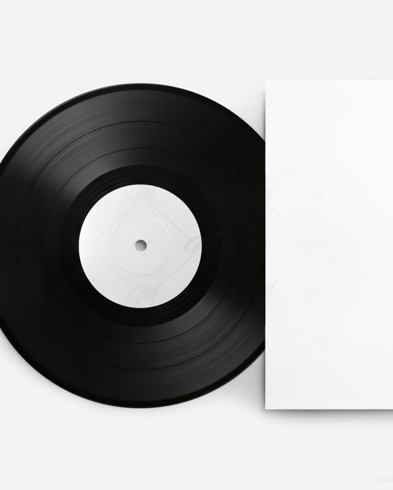 Mockup Disco Vinil PSD