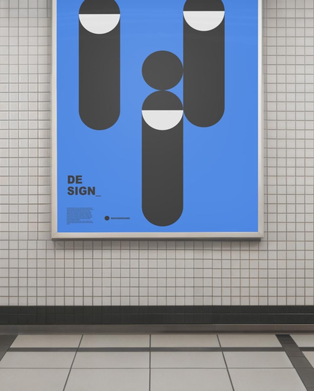 Mockup Poster Publicitário Estação Metrô - Detalhe Realista Mockups de Publicidade Mockup Profission Mockup Poster Publicitário Estação Metrô - Detalhe Realista Mockups de Publicidade Mockup Profissional
