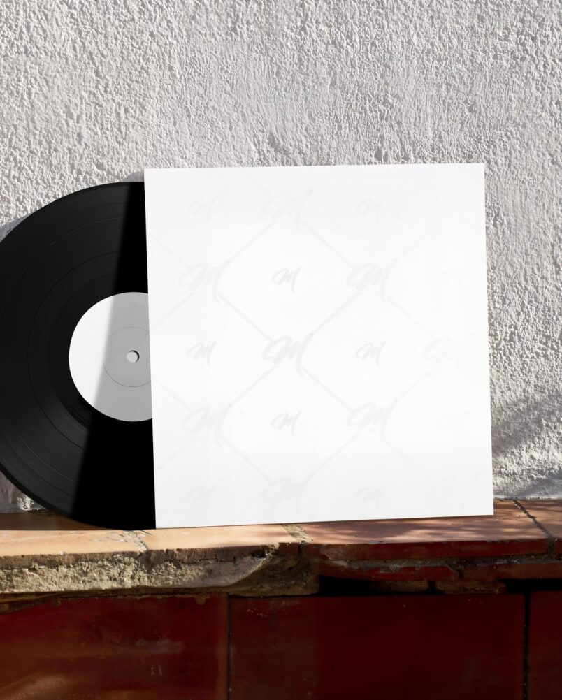 Mockup Vinil Parede Tijolo Externa PSD