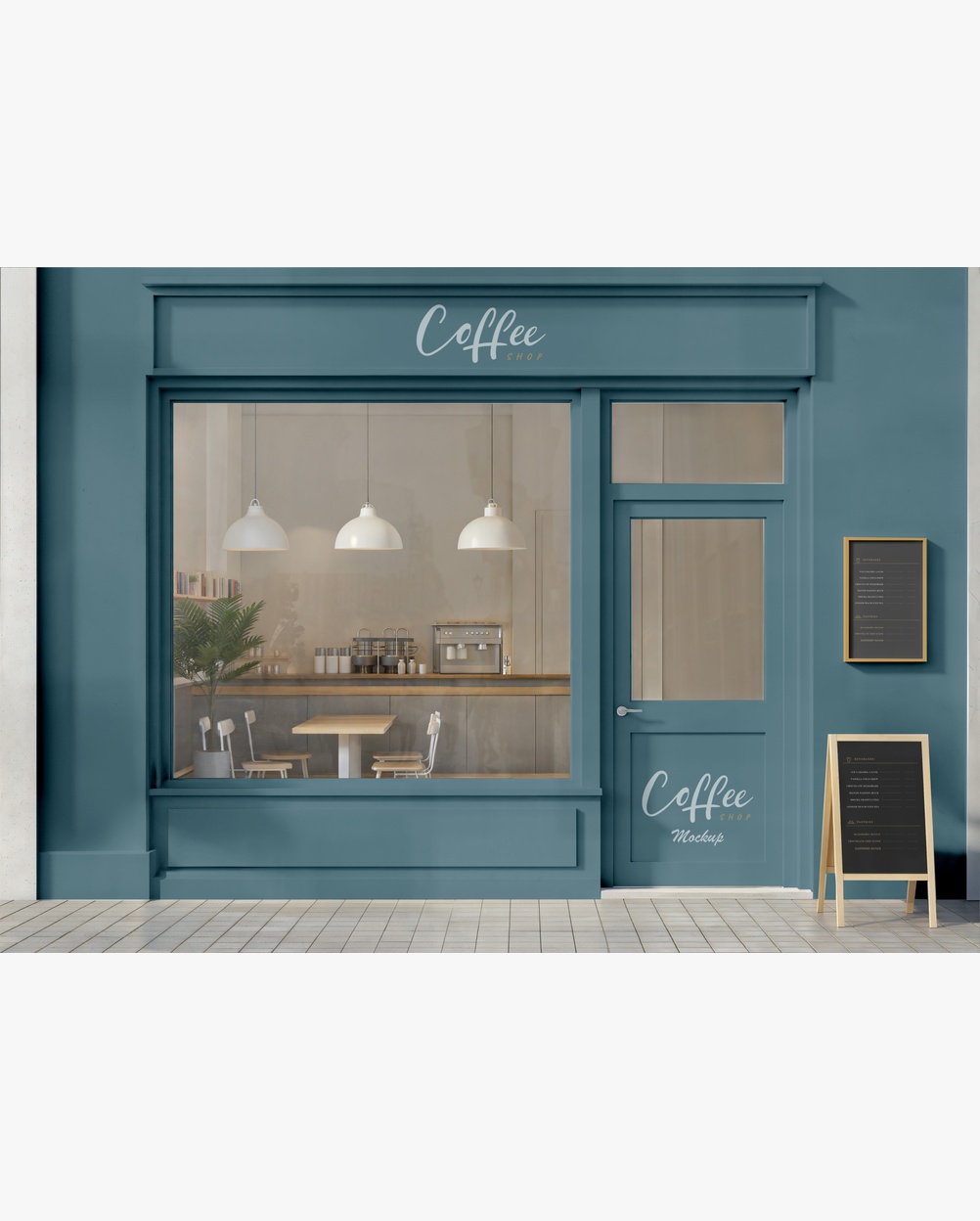 Mockup Vitrine Loja Café Rua - Detalhe Realista Mockups de Objetos Mockup Profissional Mockup Vitrine Loja Café Rua - Detalhe Realista Mockups de Objetos Mockup Profissional